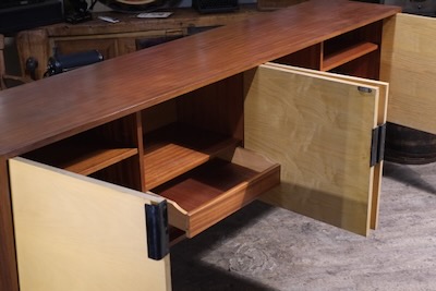 enfilade danoise  teck 1950 vintage